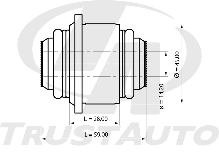 Сайлентблок плавающий (TA) (F/B) CROWN/MAJESTA GRS180/181/182/184 (05-)/MARK X GRX120/121/125 (04-09) 42304-3009042305-3009042304-3010042305-3010042304-3011042305-30110 TRUSTAUTO SB7007058