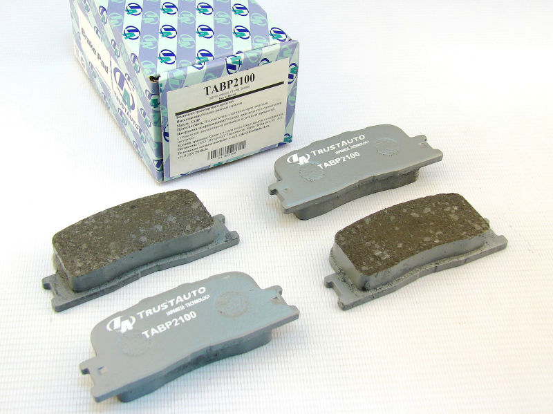 Дисковые тормозные колодки (TA) CALDINA ST246 (02 - 07)/HIGHLANDER ACU20/25 MCU20/25 (00 - 07)/KLUGER L/V ACU20/25 MCU20/25 (00 - 07)/WISH ANE10/12 ZNE10 (03 - 09)/WISH ZGE20/21/22/25 (09 - ) AN659K TRUSTAUTO TABP2100