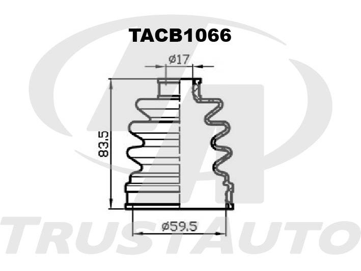 ПЫЛЬНИК ПРИВОДА (ТА) TRUSTAUTO TACB1066