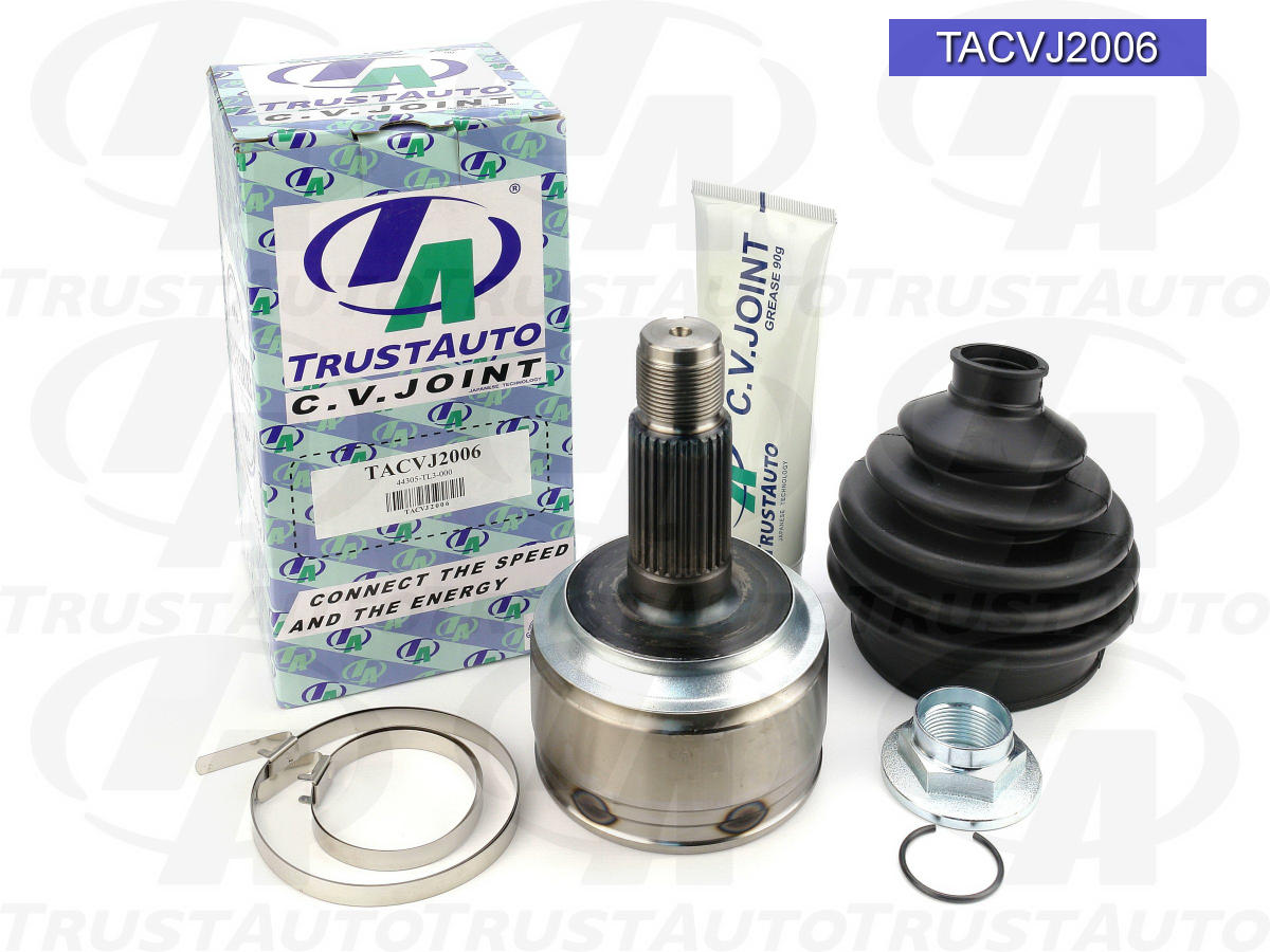 Шрус привода (TA) (FR OUT ABS)  RU3 RU4 (13-21) CR-V RM1 RM4 (11-16) ACCORD CU1 CU2 CW1 CW2 (08-13) 44014-T0A-A0044305-TL3-00044014-TL1-E0144014-T0A-30544014-T2A-000 TRUSTAUTO TACVJ2006