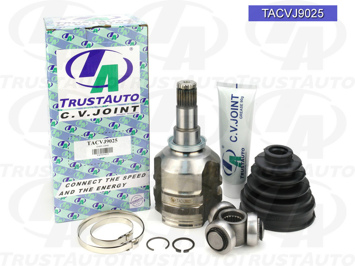 Шрус привода (TA) (FR IN) COROLLA/FIELDER NZE120 NZE121 NZE121G TYPE B (00-06)/PROBOX/SUCCEED NCP55V NCP59G (02-14) 43403-1204043403-02040 TRUSTAUTO TACVJ9025
